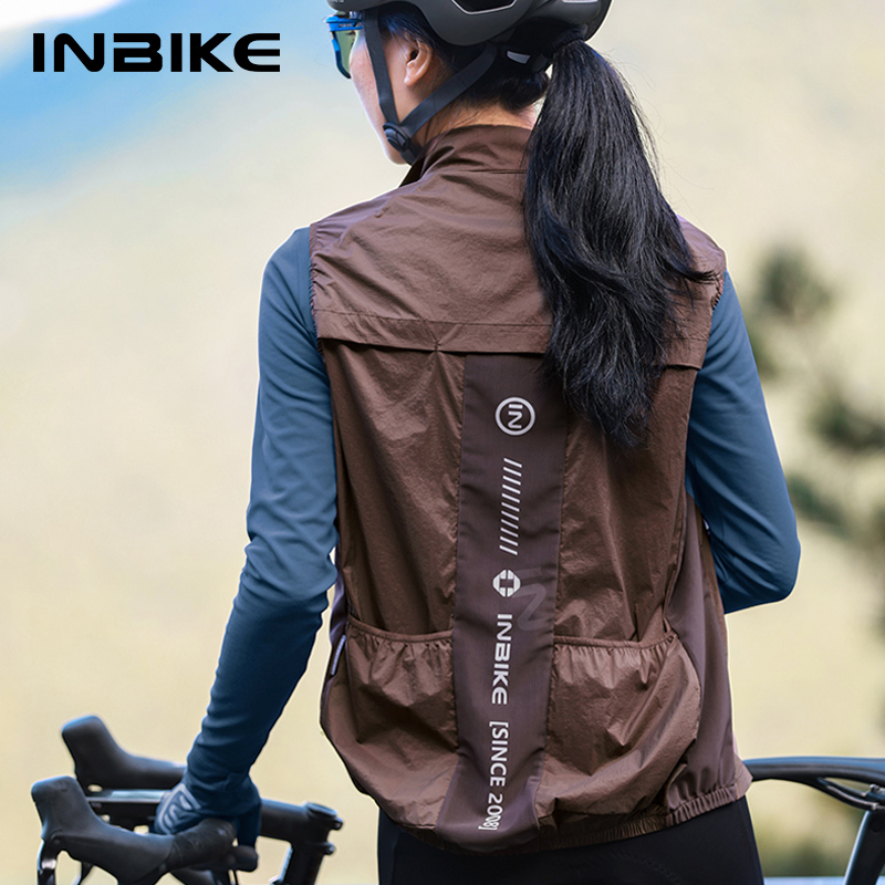 Reflective Vest Cycling - INBIKE rompi bersepeda wanita, rompi tanpa