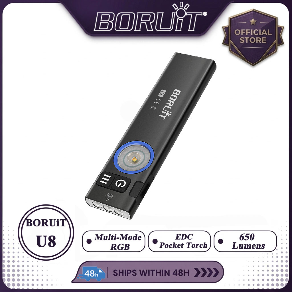 Cycling To Work - BORUiT U8 650LM EDC Senter LED