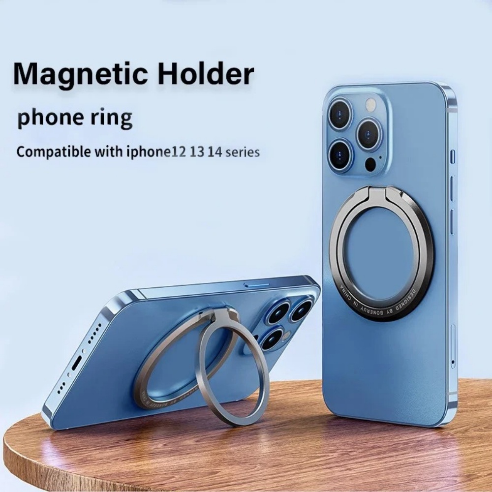 Kickstand Adjustable - Penyangga Cincin Magnetik untuk Ponsel, dengan