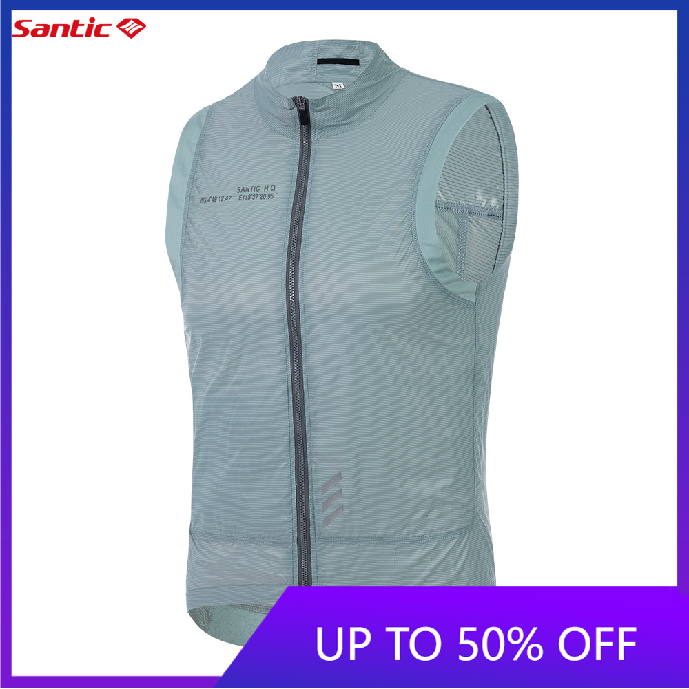 Santic Cycling Jerseys Summer  - Reflective Vest Cycling ulasan dan harga
