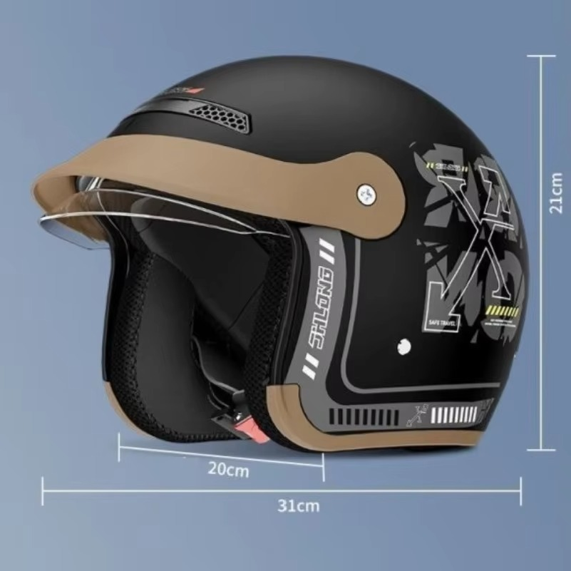 Helm Setengah Retro Tahan Angi - Commute Cycling Helmet ulasan dan harga