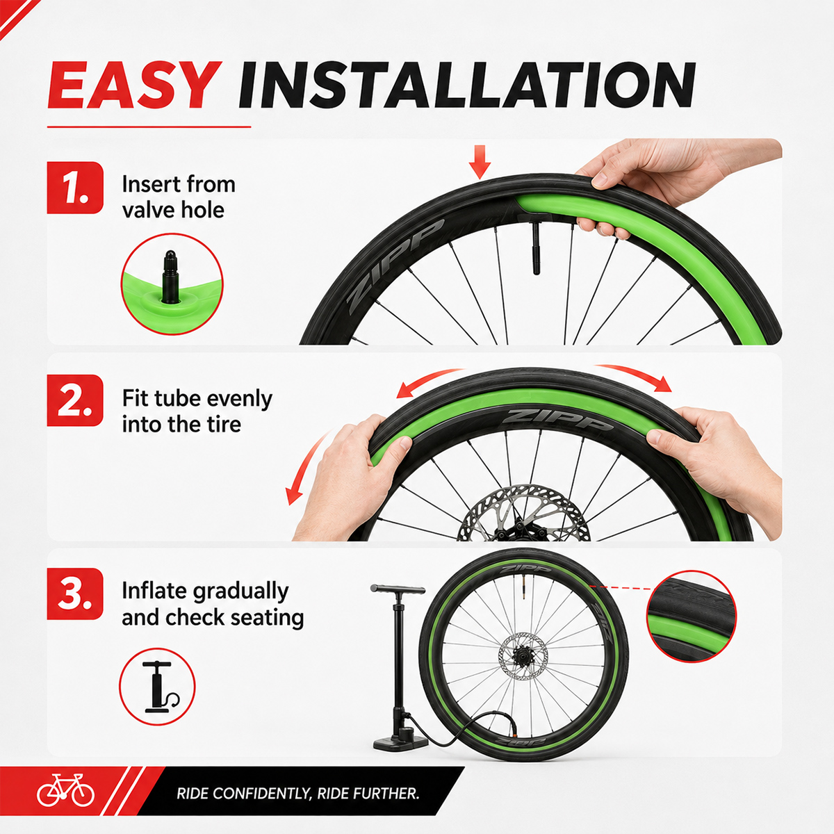 Ban Dalam Sepeda TPU Ringan PI - Inner Tube 700C ulasan dan harga