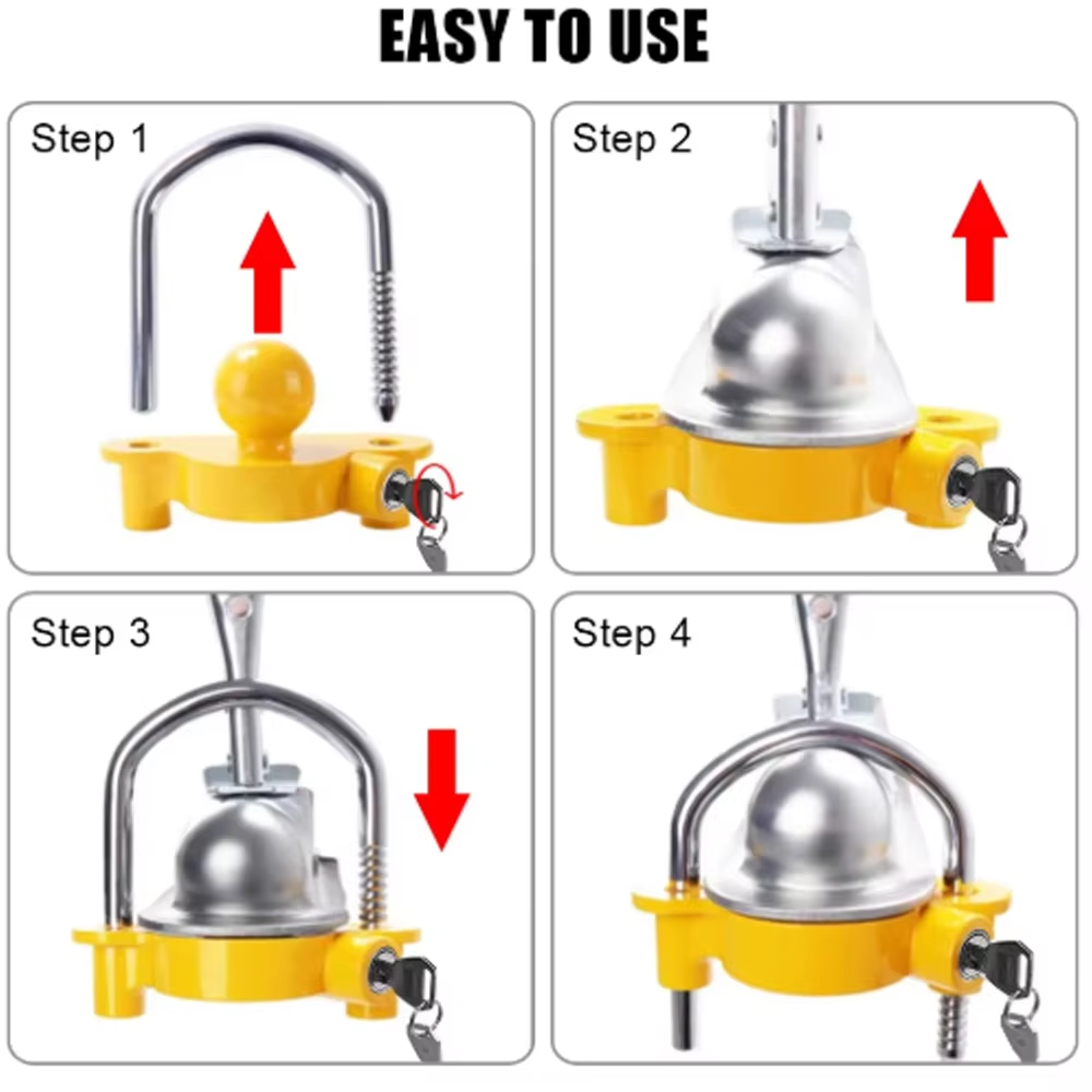 Kunci Pengaman Trailer Tugas B - U Lock Heavy Duty ulasan dan harga