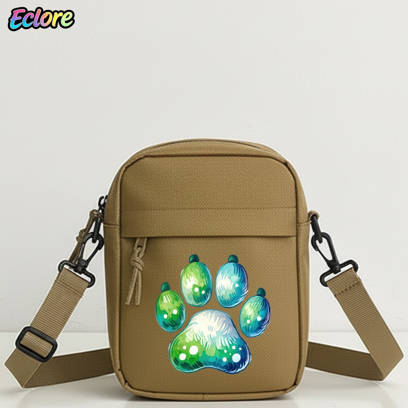 Tas Bahu Motif Jejak Kaki Hewa - Cycling Commuter Bag ulasan dan harga