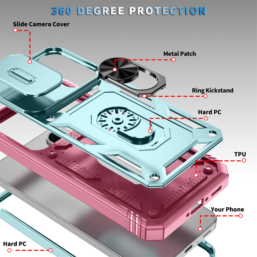 Casing Ponsel 360 Ring Holder  - Kickstand Adjustable ulasan dan harga