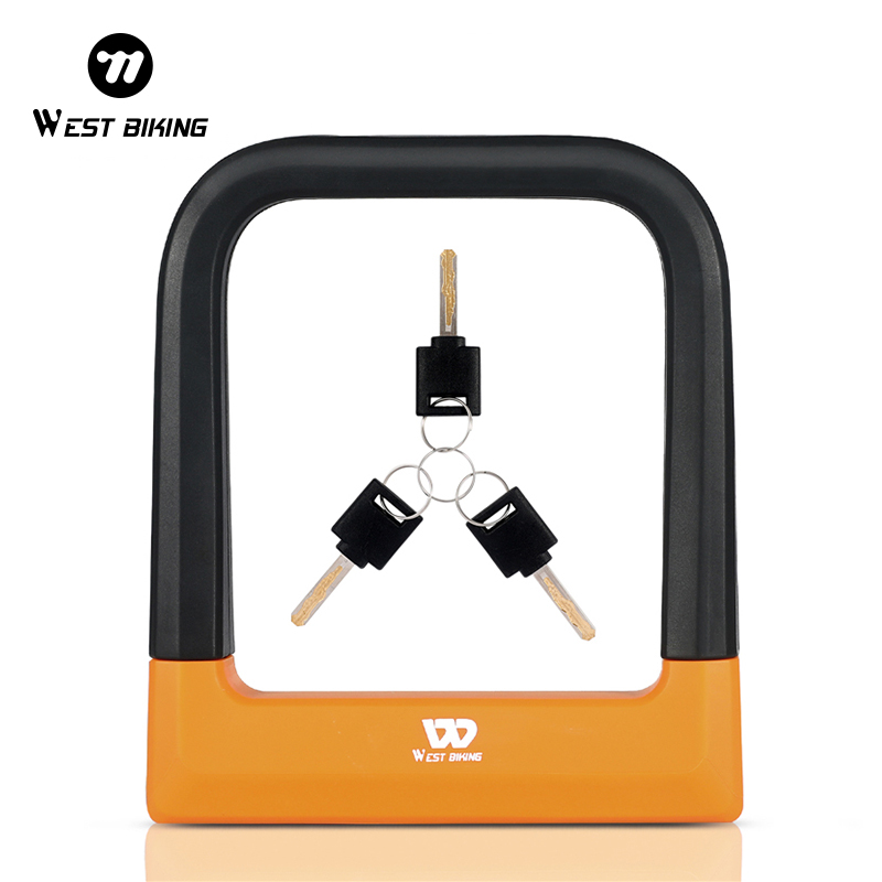 WEST BIKING kunci rantai seped - U Lock Heavy Duty ulasan dan harga