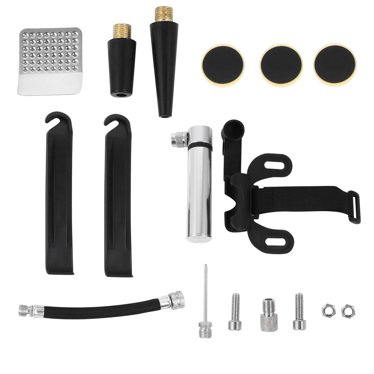 Kit Perbaikan Ban Sepeda, Kit  - Bike Pump Frame Mount ulasan dan harga
