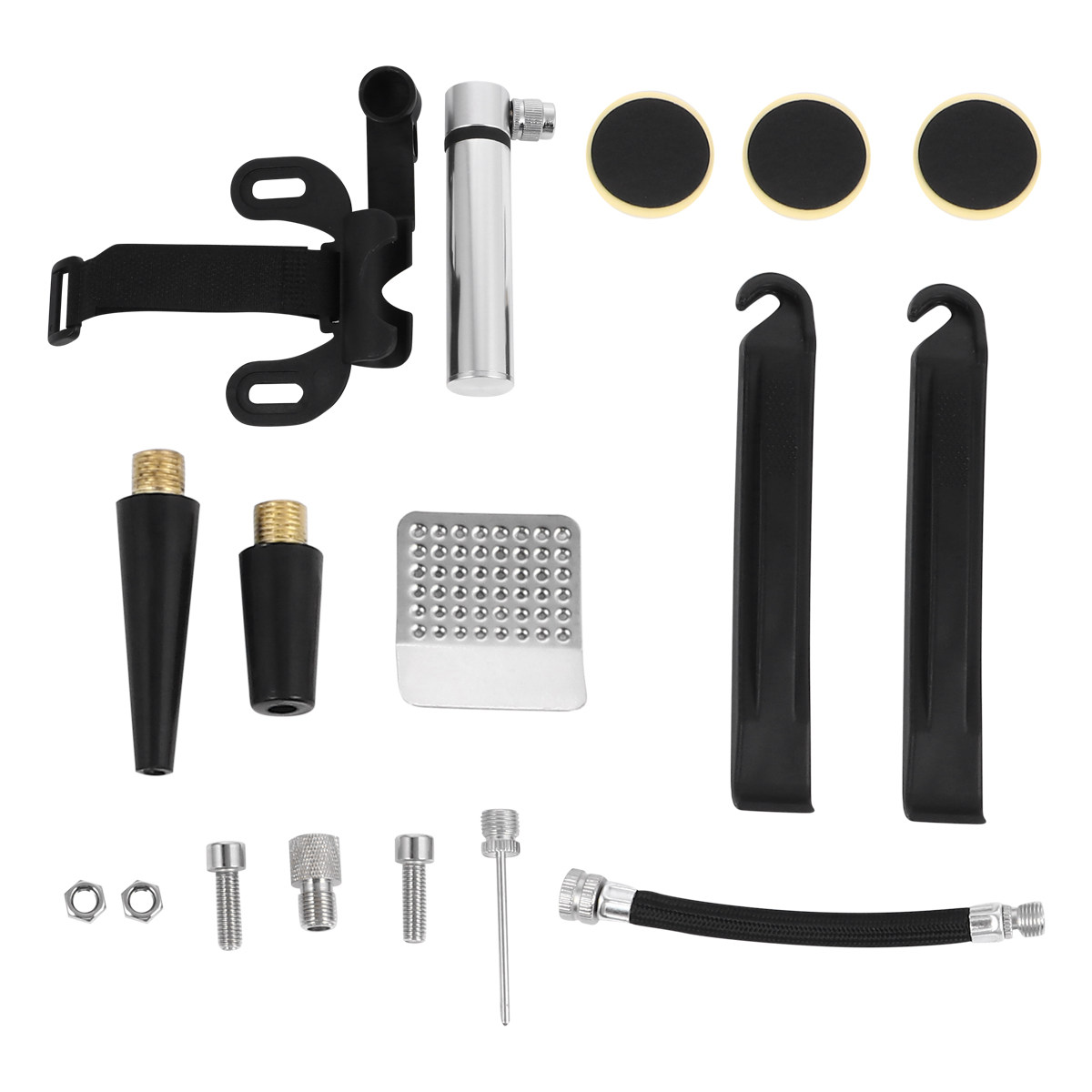 Kit Perbaikan Ban Sepeda, Pomp - Bike Pump Frame Mount ulasan dan harga