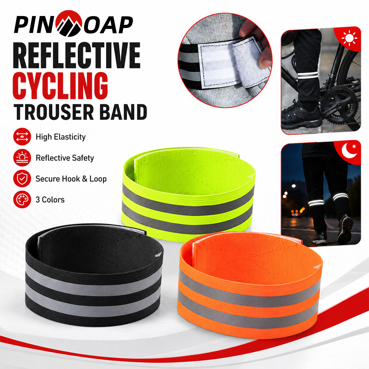 PINMOAP 1/2PCS Tali Celana Sep - Cycling Commuter Pants ulasan dan harga